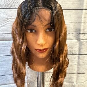 Brown ombré Wavy Women's Wig